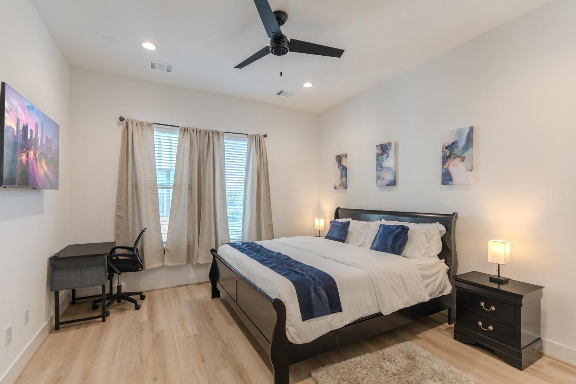 Luxury Charming 3Br 3Bath Free Wi-Fi 8 Guests, Gated Home, Houston Downtown 外观 照片